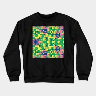 Colorful Kaleidoscope Mosaic Design Crewneck Sweatshirt